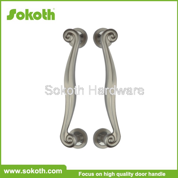 double side glass door handle, push and pull handle in high quality
