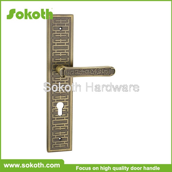China Supplier Stainless Steel 304 Solid Casting Lever Door Handle
