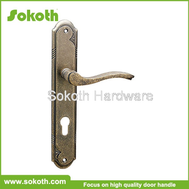 Stainless steel european design door handle front door handles and locks front door handle