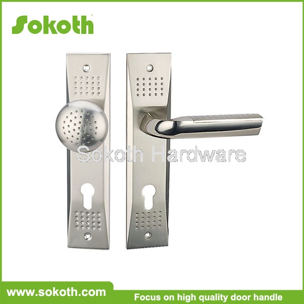 China supplier commercial 304 sus stainless steel glass door handle / H type double side glass door pull handle