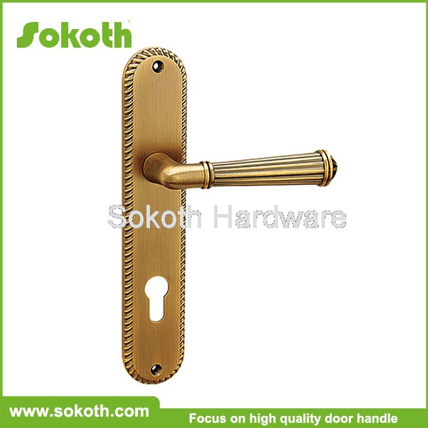 Egypt BT type zinc alloy vertical door handle