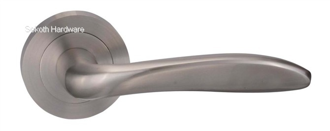 door handle with rosette