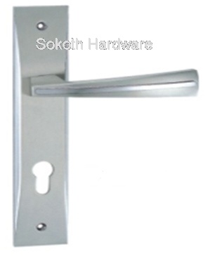 Plate door handle