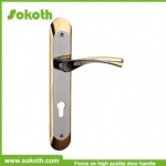 custom zamak /zinc die castings Finishes:Satin Nickel sliding glass door handle for door and windoer