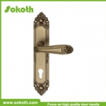 2016 Top Selling Stainless Steel flat door Handle (Wooden Door Handle)