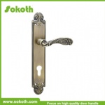 stainless steel tubular entrance lever door handles