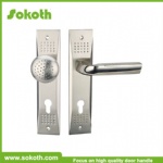 China supplier commercial 304 sus stainless steel glass door handle / H type double side glass door pull handle
