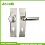 China supplier commercial 304 sus stainless steel glass door handle / H type double side glass door pull handle