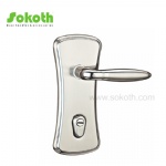 Aluminum door Handle with iron plate