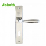 Aluminum door Handle with iron plate