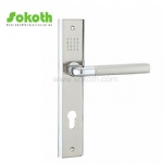 Aluminum door Handle with iron plate