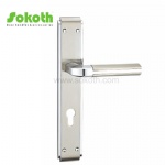 Aluminum door Handle with iron plate