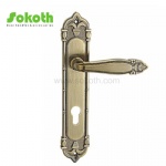 Aluminum door Handle with iron plate