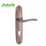 Aluminum door Handle with iron plate