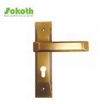 Aluminum door Handle with iron plate