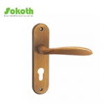 Aluminum door Handle with iron plate