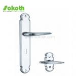 Aluminum door Handle with iron plate