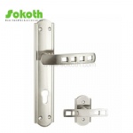 Aluminum door Handle with iron plate