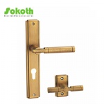 Aluminum door Handle with iron plate