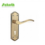 Aluminum door Handle with iron plate