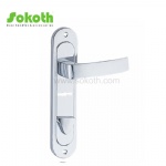 Aluminum door Handle with iron plate