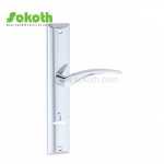 Aluminum door Handle with iron plate