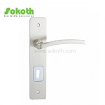 Aluminum door Handle with iron plate