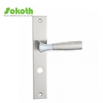 Aluminum door Handle with iron plate