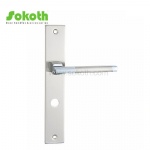 Aluminum door Handle with iron plate