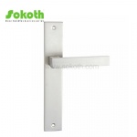 Aluminum door Handle with iron plate