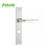 Aluminum door Handle with iron plate