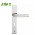 Aluminum door Handle with iron plate