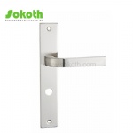 Aluminum door Handle with iron plate