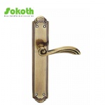 Aluminum door Handle with iron plate