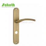 Aluminum door Handle with iron plate