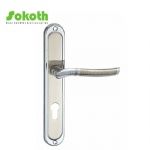 Aluminum door Handle with iron plate