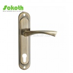 Aluminum door Handle with iron plate