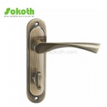 Aluminum door Handle with iron plate