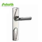 Aluminum door Handle with iron plate