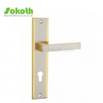 Aluminum door Handle with iron plate