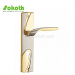 Aluminum door Handle with iron plate