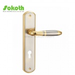 Aluminum door Handle with iron plate