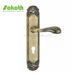 Zinc handle on Plate