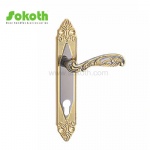 Zinc handle on Plate