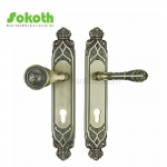 Zinc handle on Plate