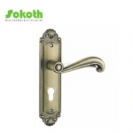 Zinc handle on Plate