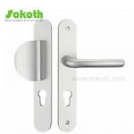 stainless steel handle on plate