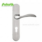 stainless steel handle on plate