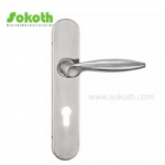 stainless steel handle on plate