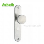 stainless steel handle on plate
